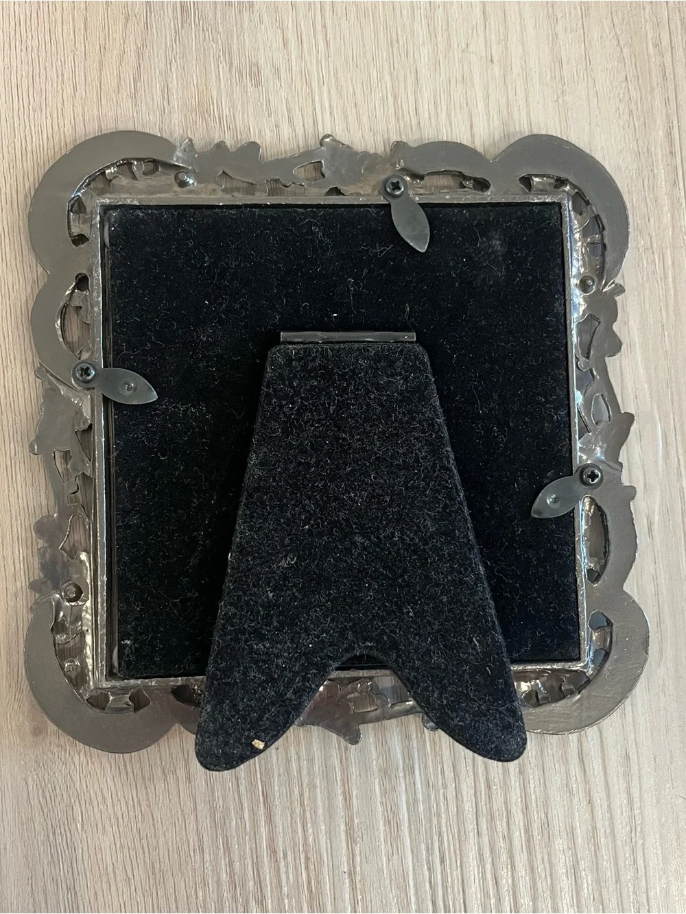 Ornate Celestial Metal Photo Frame Vintage